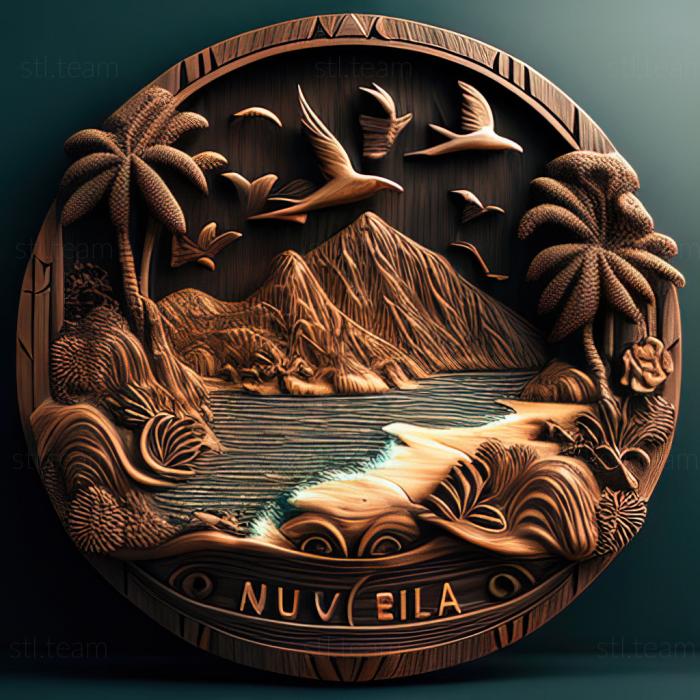 3D модель Вікторія Сейшельські острови (STL)